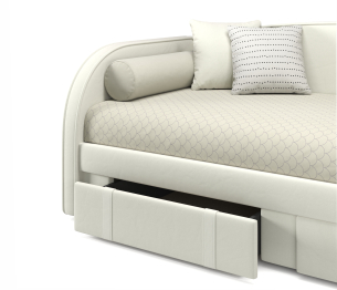 Мягкая кровать Elda 900 с ортопедическим основанием и матрасом PROMO B COCOS