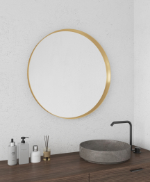 Дизайнерское настенное зеркало GENGLASS Rauntel M в металлической раме