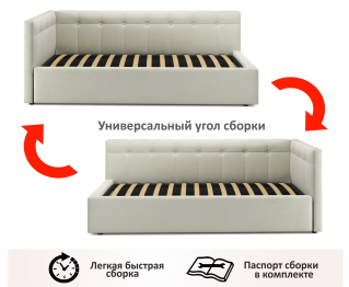 Односпальная кровать-тахта Bonna 900 с подъемным механизмом