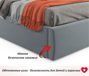 Мягкая кровать Stefani 1800 с подъемным механизмом